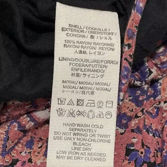 Free People NWOT Paisley Bell Sleeve Zip up the Front Casual Jacket sz MED - Picture 7 of 8